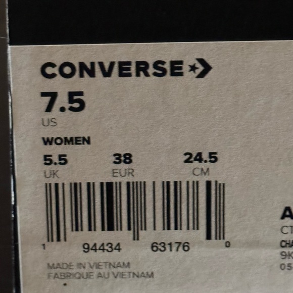 Quilted Converse - Picture 2 of 6